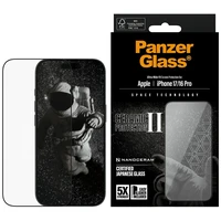 PanzerGlass Keramikas II Īpaši platais pielāgojums EasyAligner rūdītais stikls iPhone 16 / 16 Plus / 17
