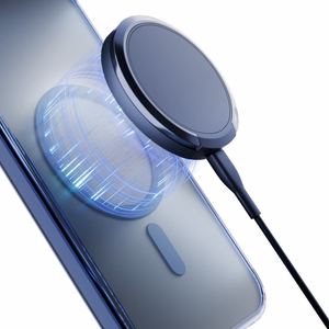 3mk Frosty Magnētiskais zils viedtālruņa apvalks Apple iPhone 15 Plus - zils