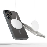 Tech-Protect MagMat Magnētiskais viedtālruņa apvalks Samsung Galaxy S25 - caurspīdīgs pelēks