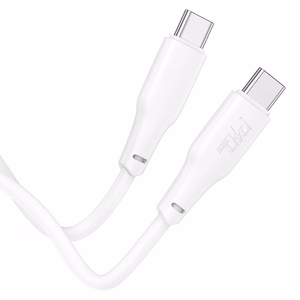 Cable USB C to USB C Hoco 3A 100W 1 m X93 white