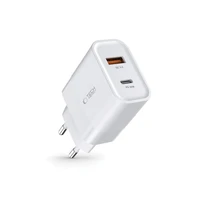 Tech-Protect C30W lādētājs USB-C PD 30W / USB-A QC 3.0 - balts