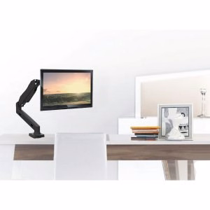 Maclean MC-860 monitor mount / stand 68.6 cm (27") melns Desk