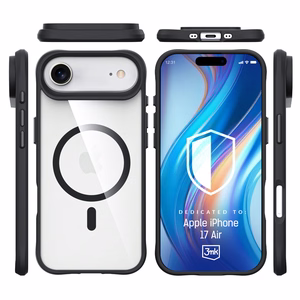 3mk Satīna bruņu Magnētiskais viedtālruņa apvalks iPhone 17 Air - balts