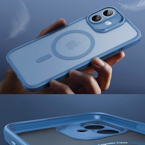 ESR Classic Pro Komplekts Halolock Magnētiskais viedtālruņa apvalks iPhone 16 - Zils