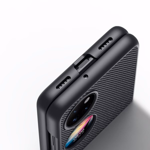 Dux Ducis Fino чехол из нейлонового материала Huawei P50 Pocket чёрный