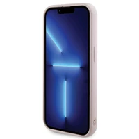 Guess Quilted Metal Logo viedtālruņa apvalks iPhone 15 Pro Max - rozā