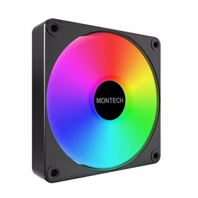Montech korpusa ventilators 120mm GF120R V2 ARGB PWM melns