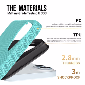 Perfectionists Trīsstūra mag koferis iPhone 11 zaļš