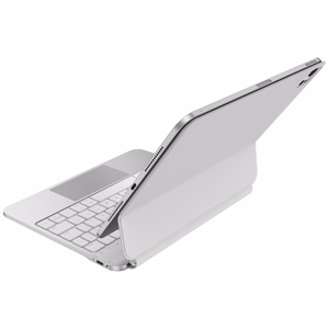 Uniq Venno Pro magnētiskais viedais maciņš ar klaviatūru, paredzēts iPad Air 10.9" (2020/2022) / Pro 11" (2021/2022) / Air 11" (2024/2025/2026) - balts