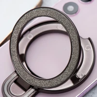 Viedtālruņa statīvs Circle GLITTER - uzlīmējams - melns