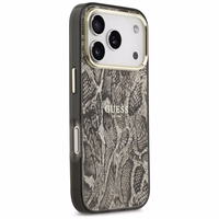 Guess Python Pattern Magnētiskais apvalks iPhone 17 Pro (m) - brūns