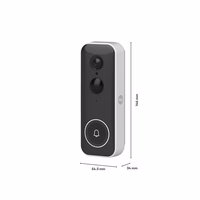 Yale SV-VDB-1A-W doorbell chime melns, balts