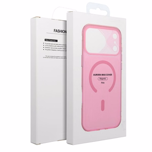 Aurora maciņš modelim iPhone 17 Pro Max, saderīgs ar MagSafe – rozā