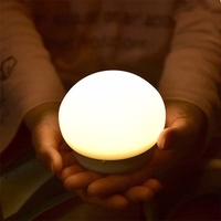 Nakts lampa W-008 Sēne rozā