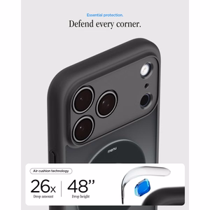 Spigen Ultra Hybrid MagSafe maciņš iPhone 17 Pro Max / 18 Pro Max, klasiski melns