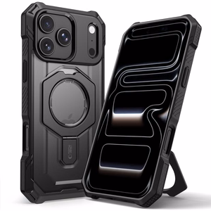 Tech-Protect MagForce MagSafe maciņš modelim iPhone 17 Pro Max / 18 Pro Max – matēts melns