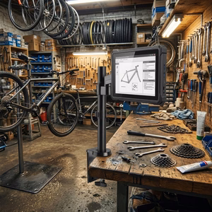 Maclean MC-775 monitor mount / stand 81.3 cm (32") pelēks Desk