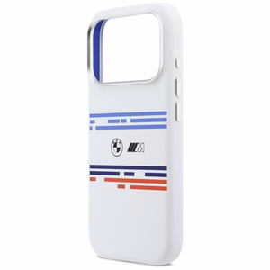 BMW M Silicon Horizontal Line MagSafe macins iPhone 17 Pro - balts