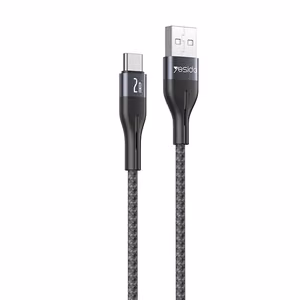 Yesido cable CA121 18W USB/Type-C 1m 2A black