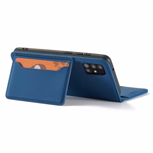 Magnet Card Case for Xiaomi Redmi Note 11 Pro Pouch Card Wallet Card Holder Blue