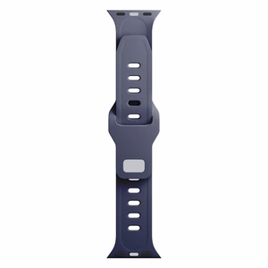 3mk silikona siksniņa Apple Watch, 42/44/45/46/49 mm, pelēks, lielais izmērs
