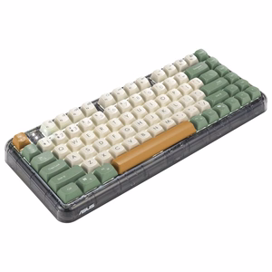 ASUS KD201 Jelly75 bezvadu/Bluetooth tastatūra Milk White