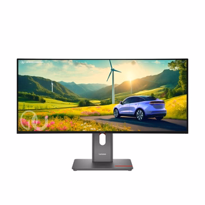 Lenovo ThinkVision P34WD-40 monitors 86,4 cm (34") 3440 x 1440 px Wide Quad HD LCD Melns