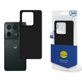 3mk Matēts viedtālruņa apvalks Motorola Moto Edge 50 Ultra - melns