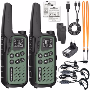 Baofeng BF-T25E rāciju komplekts, 2 gab., zaļas