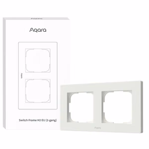 Aqara FE-X01D-W viedais slēdža rāmis H2 (2 zonas) balts