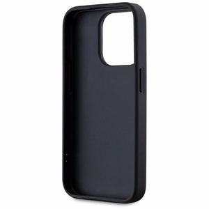 Karl Lagerfeld Saffiano Athleisure Stripes Cord viedtālruņa apvalks iPhone 15 Pro Max - rozā