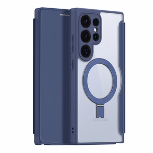 Dux Ducis Skin X Pro apvalks ar magnētisko gredzenu / statīvu Samsung S24 Ultra - zils