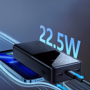 Внешний аккумулятор Joyroom (JR-QP192) 20000mAh (2xUSB; 1xUSB-C; 22.5W) чёрный