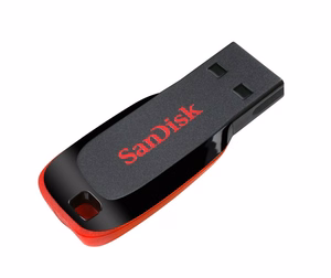 SanDisk zibatmiņa 128GB USB 2.0 Cruzer Blade