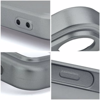 METALLIC viedtālruņa apvalks SAMSUNG S25 Edge pelēks