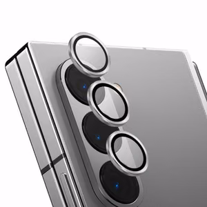 Uniq Optix Auminium rūdītais stikls lēcai ar aplikatoru Samsung Galaxy Z Fold 6 - balts