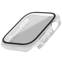 Uniq apvalks Nautic Apple Watch Series 7/8/9 45mm caurspīdīgs/balodis caurspīdīgs