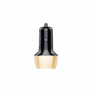 Energizer Ultimate D38BG auto lādētājs, USB-C + USB-A, 38 W PD + QC 3,0, zelta un melnā krāsā
