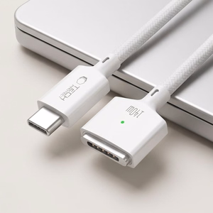 Tech-Protect MMC01 Ultraboost USB-C / MagSafe 3 140W 300cm kabelis, paredzēts MacBook, balts