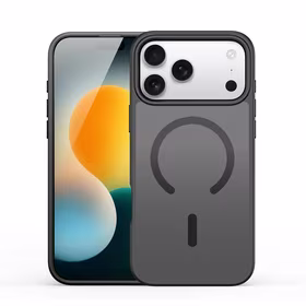 DUX DUCIS apvalks YIND saderīgs ar MagSafe, paredzēts IPHONE 17 PRO, melns