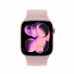 Crong Wave Band pīta Apple Watch siksniņa, 38/40/41/42 mm, rozā