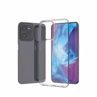 Īpaši plāns 0.5mm viedtālruņa apvalks Realme C35 caurspīdīgs