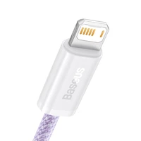 Baseus Dynamic kabelis USB uz Lightning, 2.4A, 2m (violets)