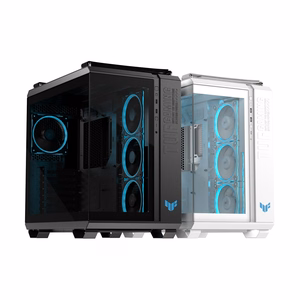 ASUS TUF Gaming GT502 Horizon datora korpuss MidiTower caurspīdīgs panelis ATX melns