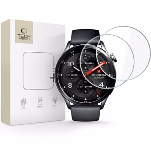 Комплект из 2 защитных стёкол Tech-Protect Glass Fit+ для Xiaomi Watch S5 46 мм
