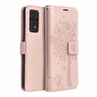 MEZZO Viedtālruņa apvalks XIAOMI Redmi Note 11 Pro / 11 Pro 5G mandala rozā zelta krāsas