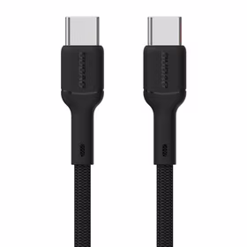 Dudao L9C 65W USB-C - USB-C kabelis 1m - melns