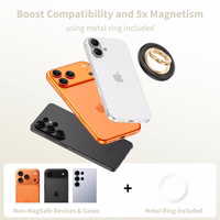 Tech-Protect MMR700 Lamano MagSafe magnētiskais tālruņa turētājs - melns un zelts