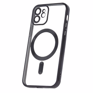Color Chrome Magnētiskais viedtālruņa apvalks iPhone 12 6,1" melns