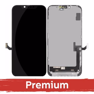 LCD displejs, saderīgs ar iPhone 14 Plus, melns (SOFT OLED / Premium) /*noņemams IC*/